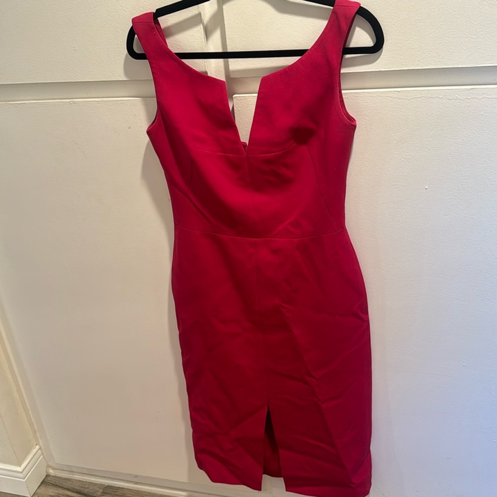 Alexander McQueen red dress